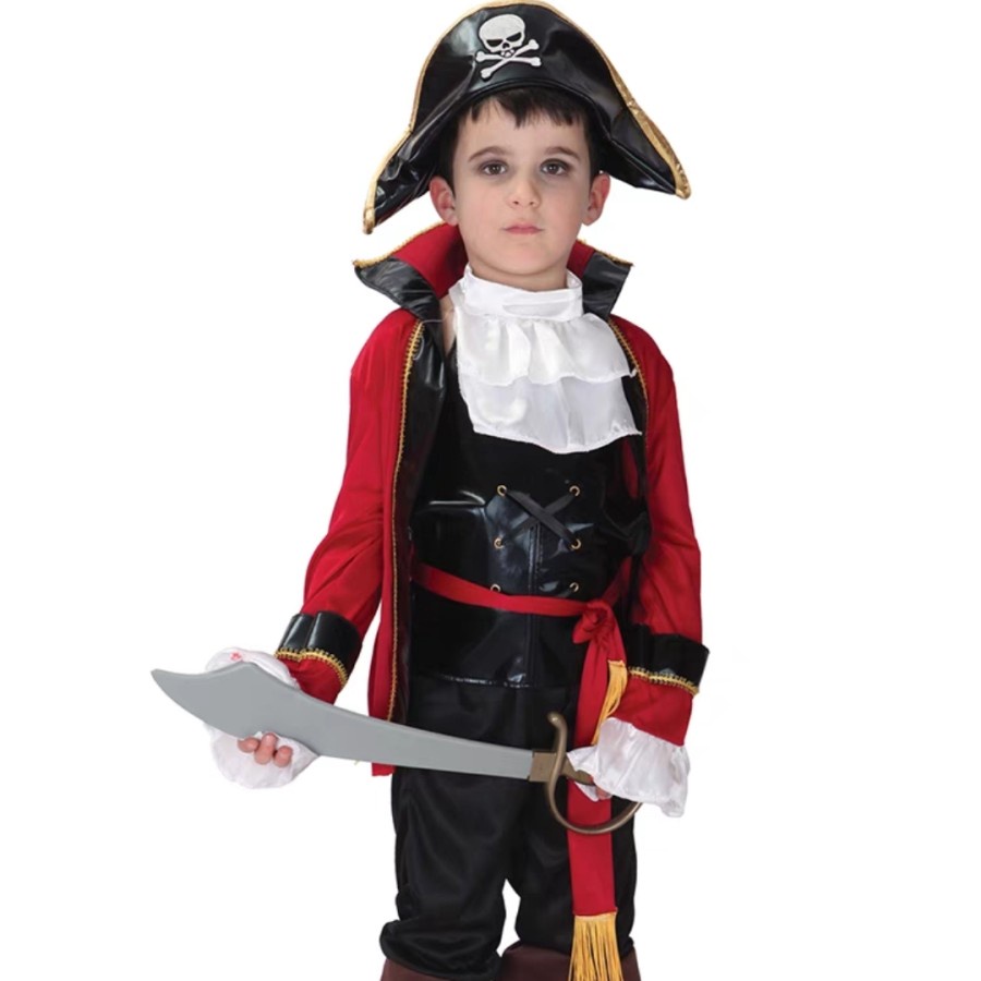 El Capitan PIRATE Costume Halloween Kostum BAJAK LAUT