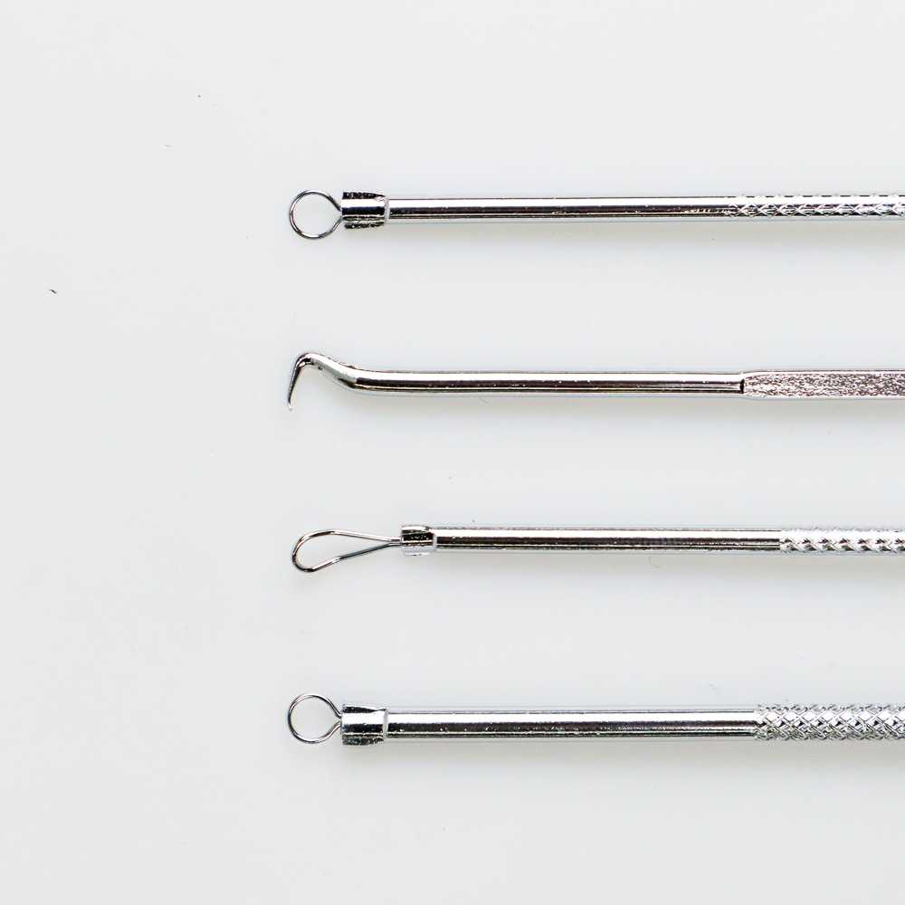 Biutte.co Face Care Skin Acne Pimple Needle Remover Kit 4PCS