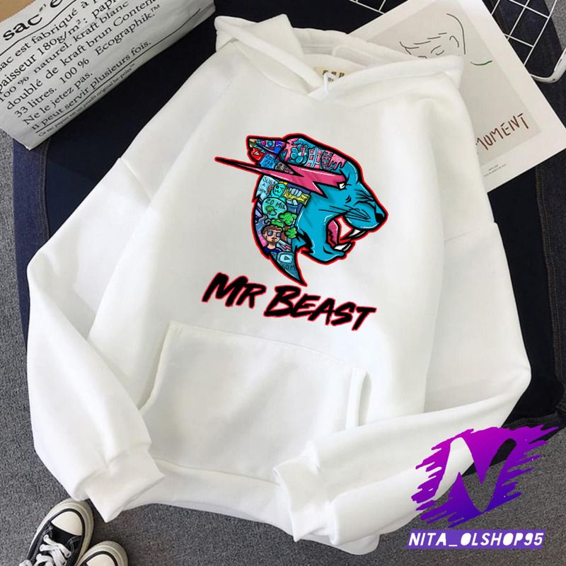 hoodie anak mr beast