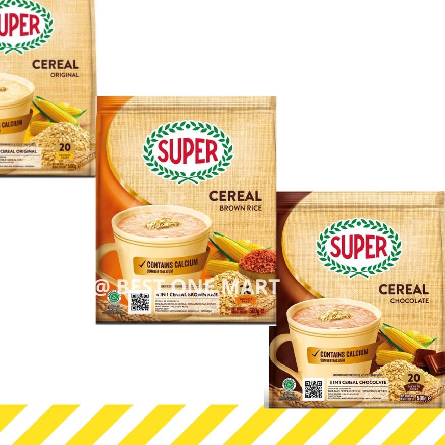 

☚ Super Instant Cereal / Sereal Instan - Original - Chocolate / Cokelat - Brown Rice ➤