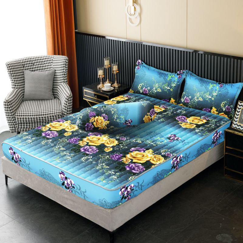 Sprei Sultan Waterproof Ukuran180x200&amp;160x200cm plus 2 sarung bantal dan sarung guling