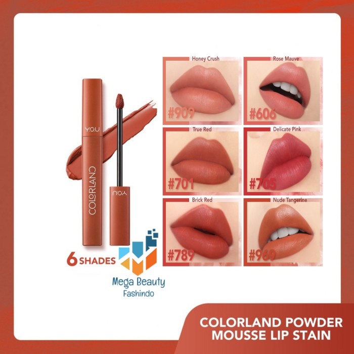 YOU Colorland Powder Mousse Lip Stain Cream Lip Matte Lipstick