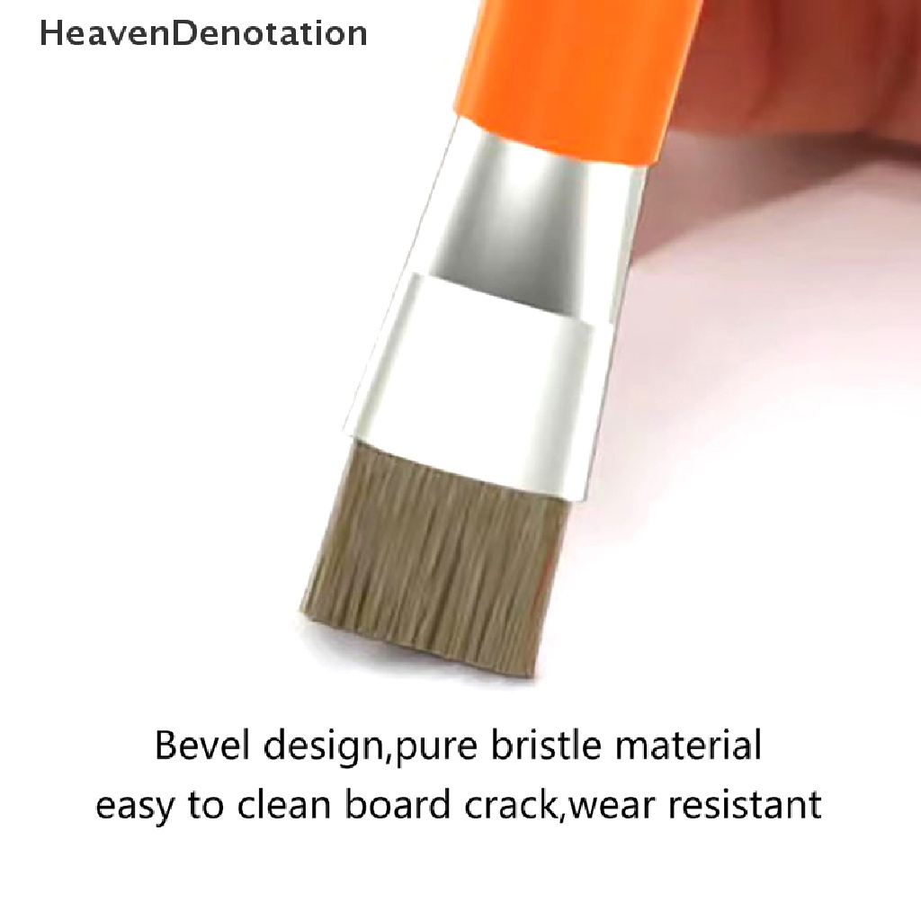 [HeavenDenotation] 1pc Sikat Bulu Ganda handset Pemeliharaan Hard brush board Sirkuit IC cleaning HDV