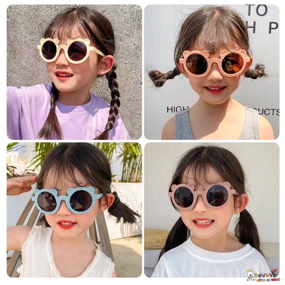 BEVAVAR Kacamata Anak Telinga Beruang / Kacamata Anak New Trend Terbaru Kacamata Fashion Anak