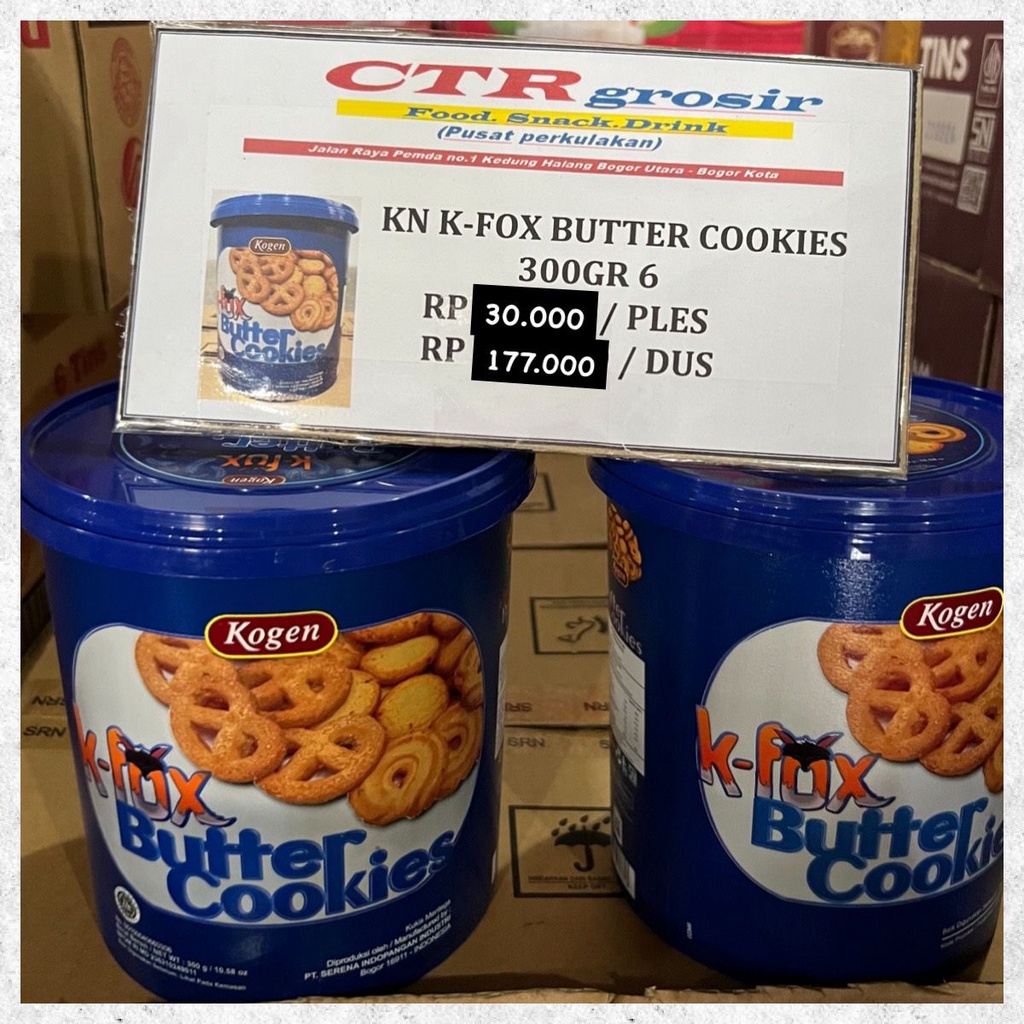 

Kogen kfox buttercookies ember 300gr