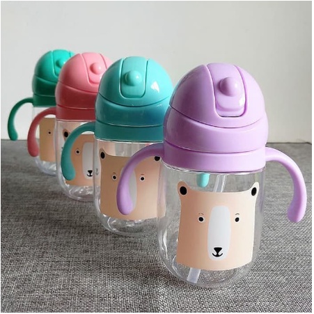 Botol Minum Susu Anak Tutup Clip On Training Bottle Cup A07