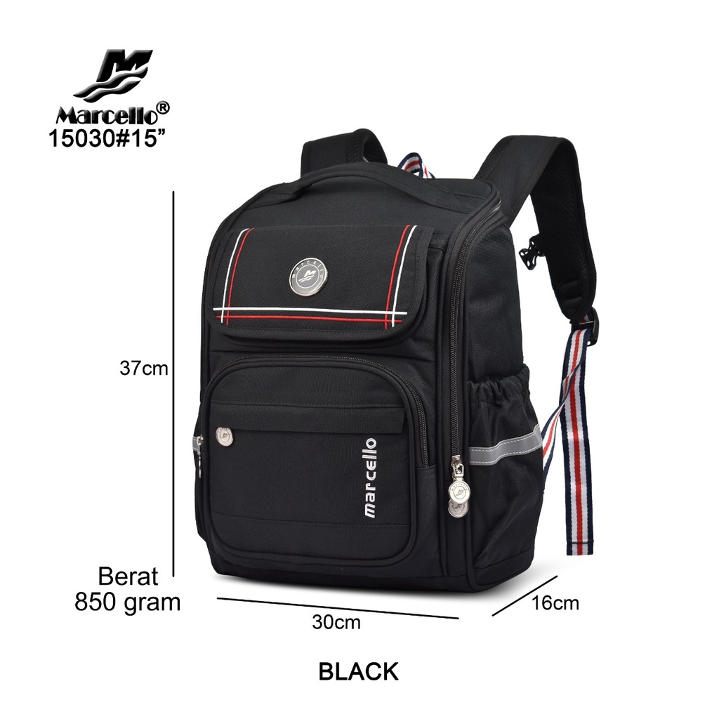 (RF) Tas Ransel Marcello 15030 Tas Anak Sekolah Fashion Import Water Resistant