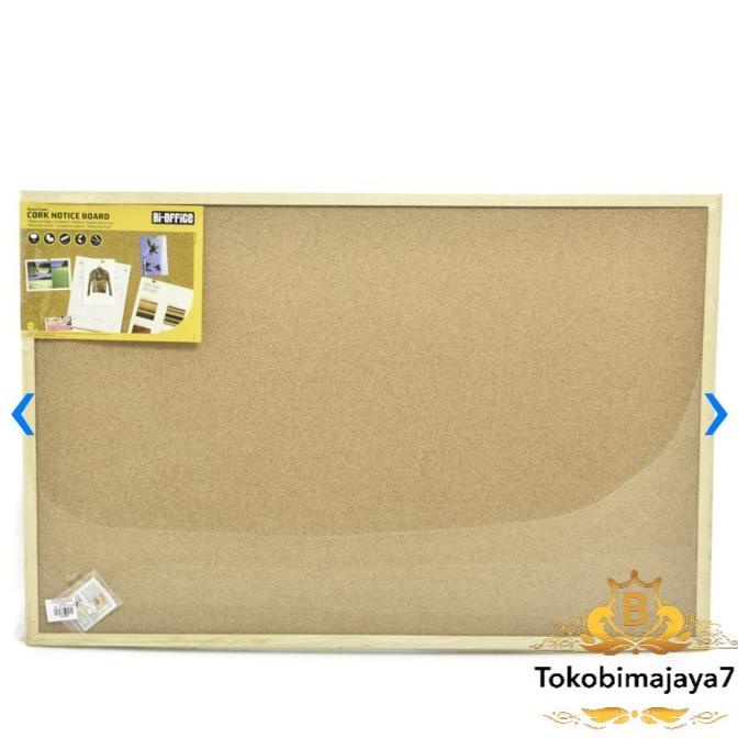 

Papan tempel corkboard 90 cm x 60 cm