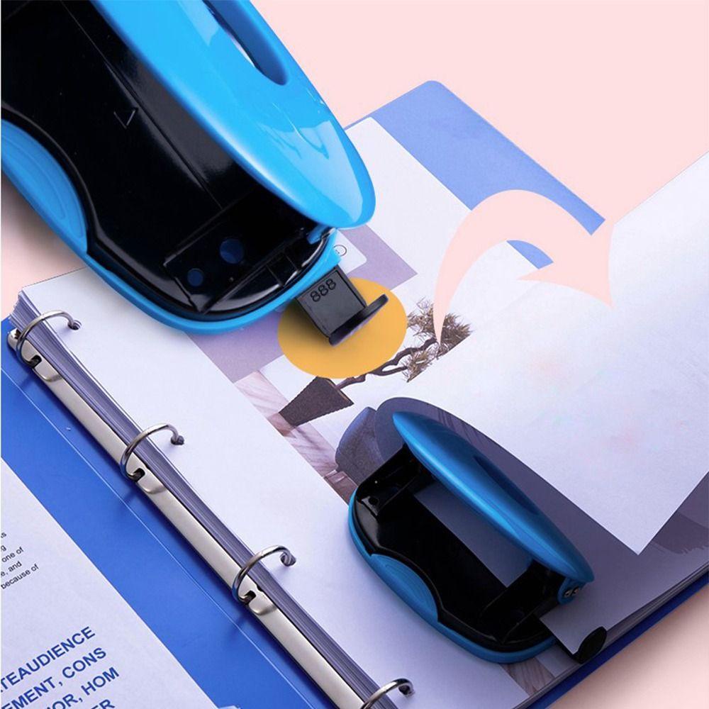 [Elegan] Hole Puncher Loose-leaf Mini DIY Alat Pelubang Siswa Stationary Alat Kantor Kerajinan Scrapbook Bulat Pelubang Pelubang