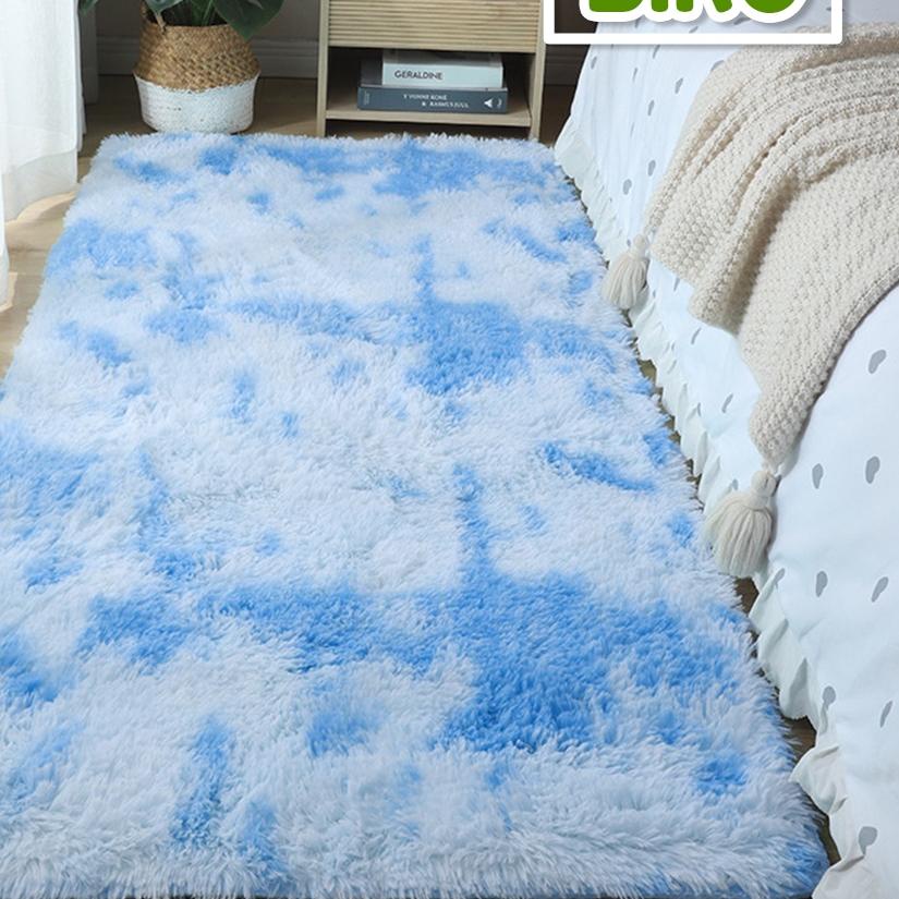 ☻ Karpet Bulu Anti Slip / Karpet Bulu Tebal Murah / Karpet Bulu Kekinian Minimalis / Karpet Bulat Be