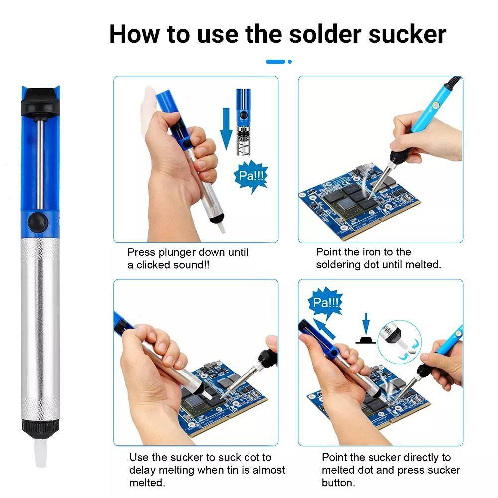 POPULAR Populer Solder Iron Kit Universal 60W Adjustable Soldering Irons Toolbox