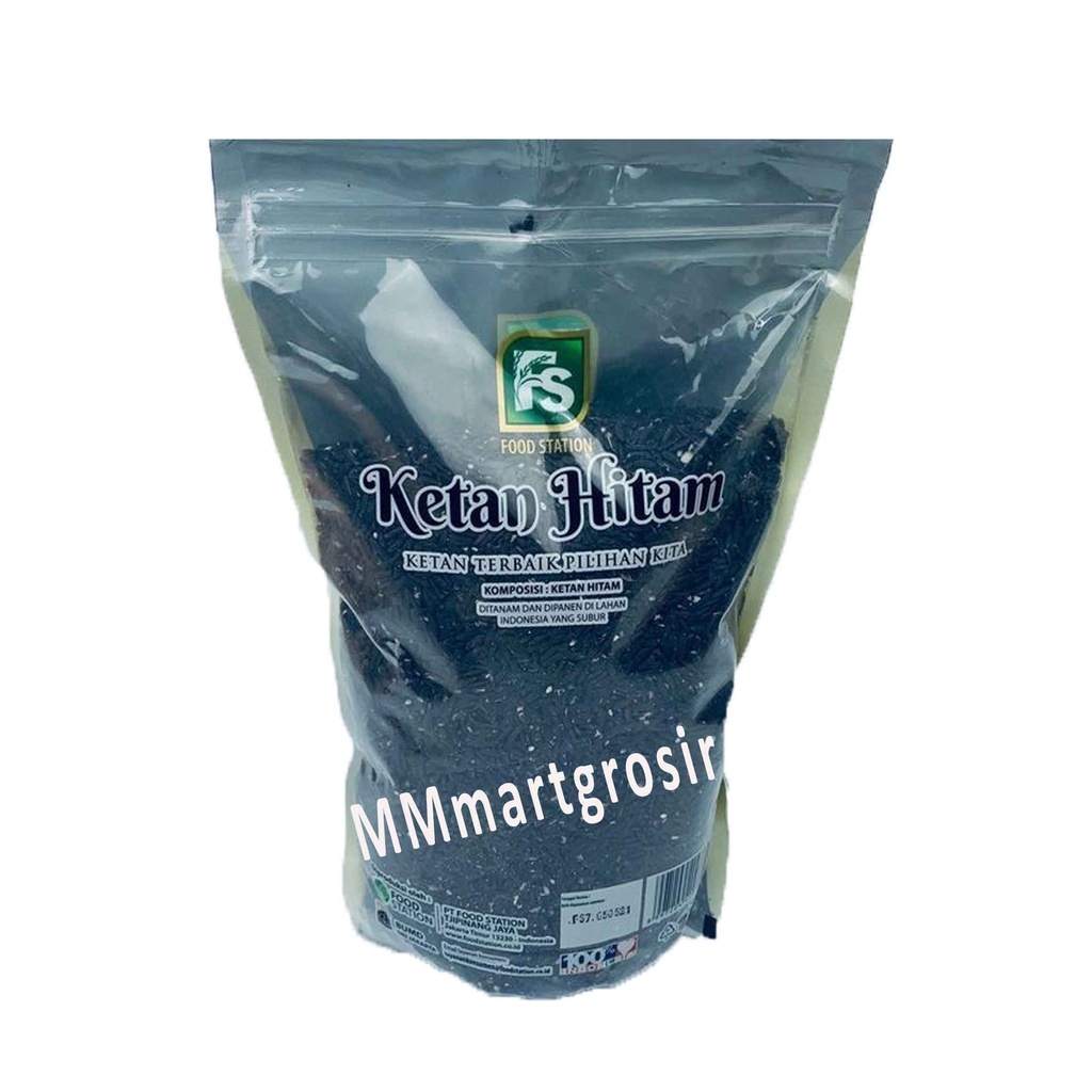 KETAN HITAM/ FOOD STATION/ BERAS KETAN HITAM/ 1Kg