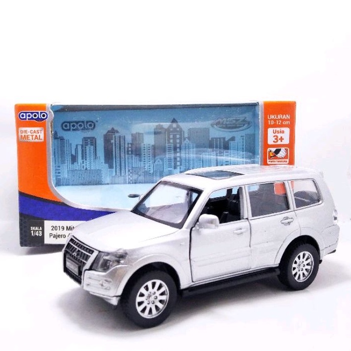 Apolo msz diecast Mitsubishi Pajero 4WD Turbo silver