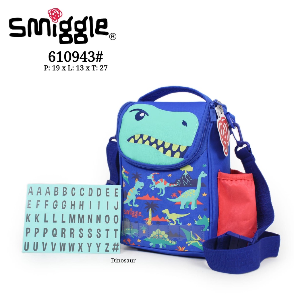 Smiggle Sling Lunchbag Lunchbox  Customise Your Name