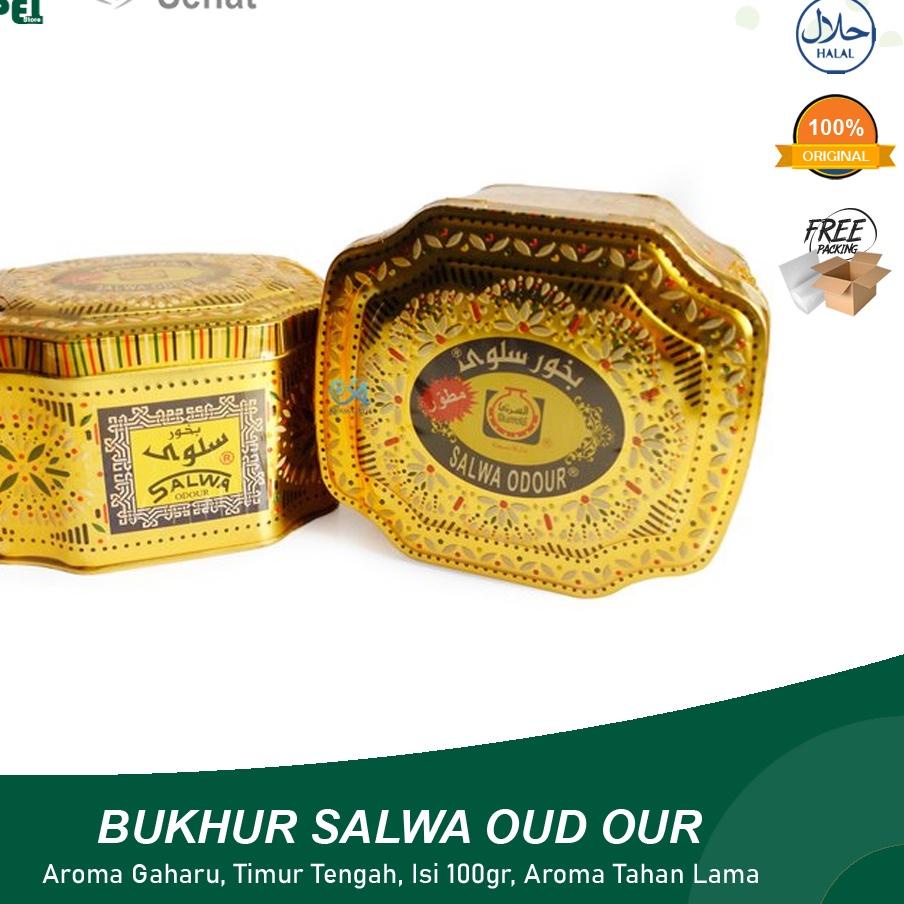 Terbaik Bukhur/Bukhoor/Buhur SALWA OUD OUR Wewangian Arab Timur Tengah Dari Kayu Gaharu Pilihan 