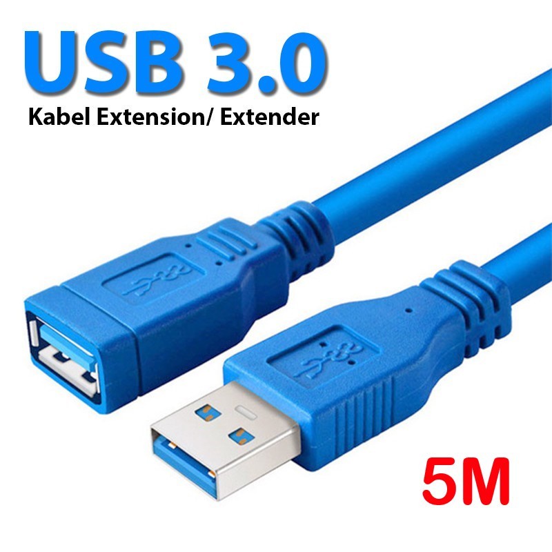 Cable usb A 3.0 extension NB 5 meter Am-Af 5Gbps - kabel usb3.0 male female 5m