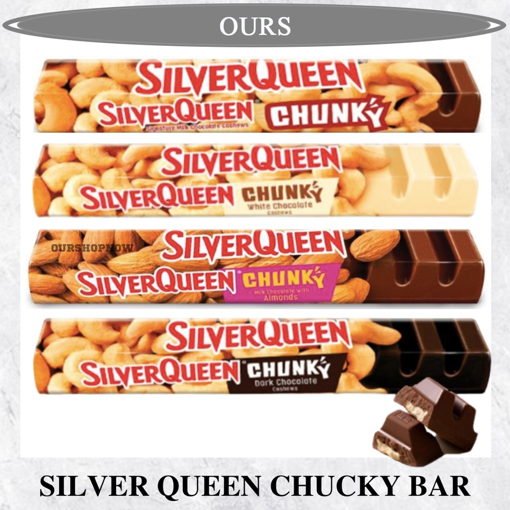 

Coklat Silverqueen Chunky Bar Almond 85g OURSHOPNOW