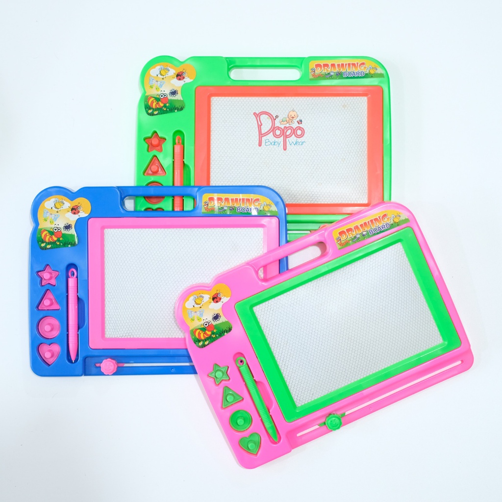 MAINAN EDUKASI ANAK PAPAN TULIS MAGNETIK/DRAWING BOARD MAGNETIC MURAH (SNI)