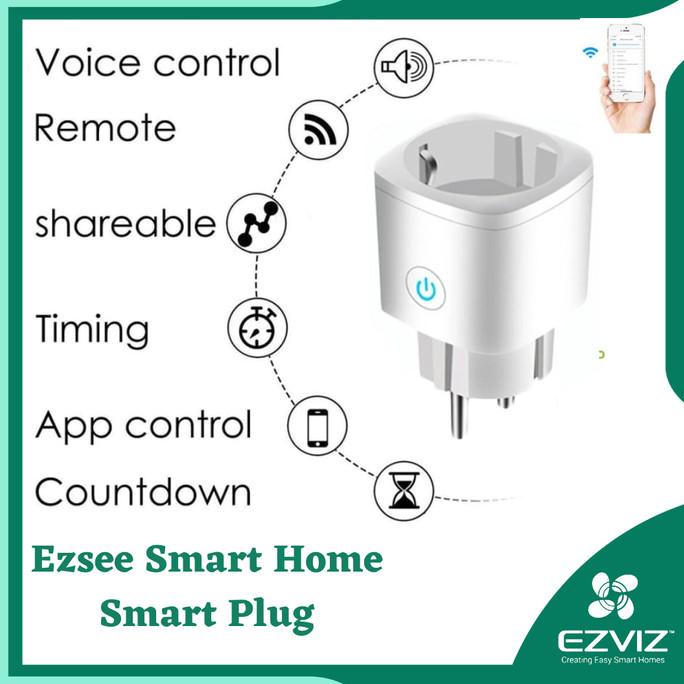 Ezsee Smart Home Smart Plug Wifi Timer - Stop Kontak WIFI