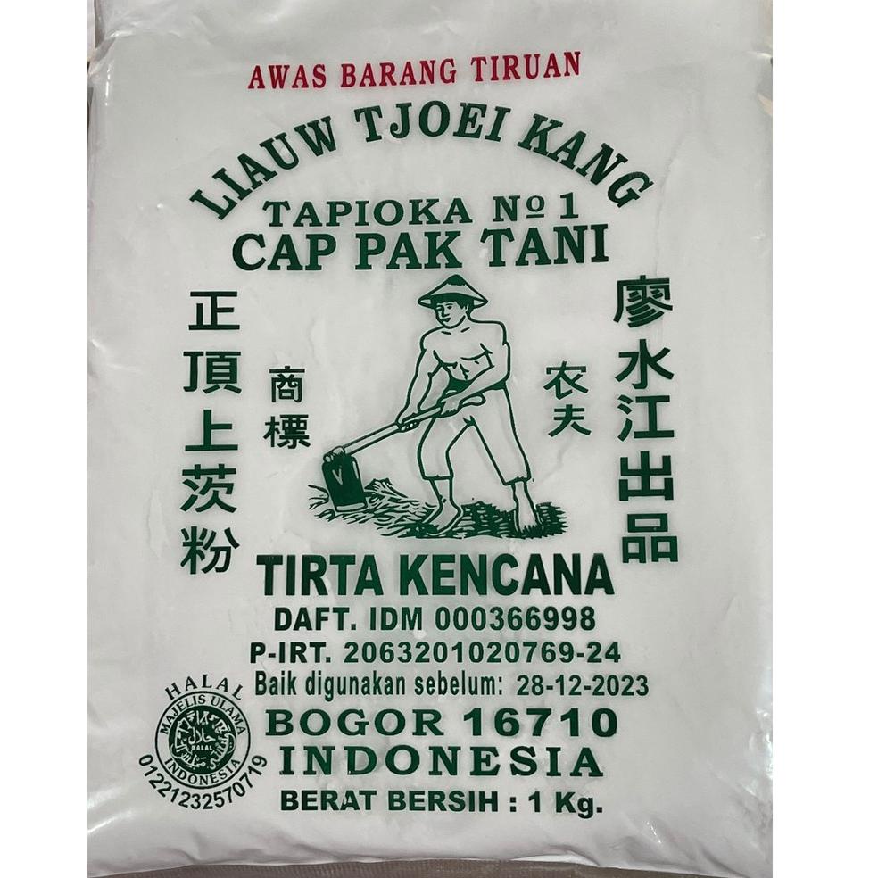 

Terjamin Sagu Cap Pak Tani 1kg - Sagu Tapioka Liauw Tjoei Kang Tidak akan Rugi