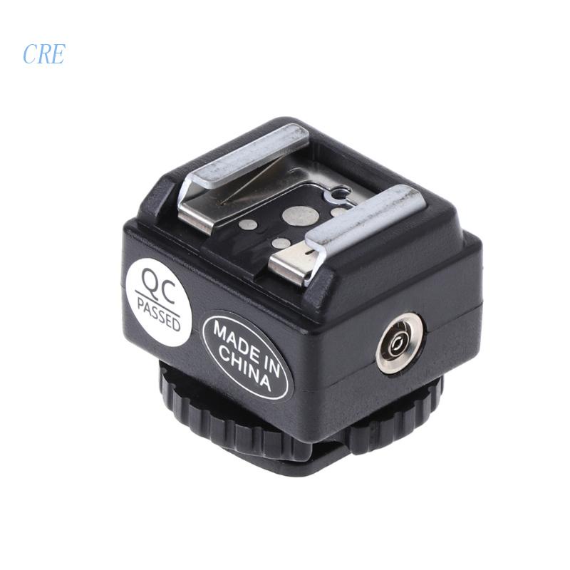 Cre C-N2 Adaptor Konverter Hot Shoe Kit Port Sync PC Untuk Flash Ke Kamera