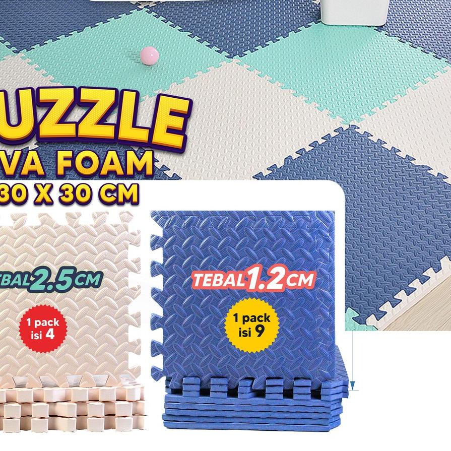 ֍ Hongzhuo Karpet Puzzle Lantai Anak Puzzle Karpet Lantai Ketebalan 12mm & 25mm ☟