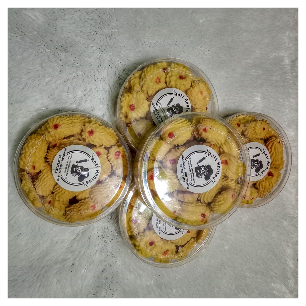 Kue Kering mawar Jadul Kue Semprit Mawar Coklat Cemilan Lebaran Enak