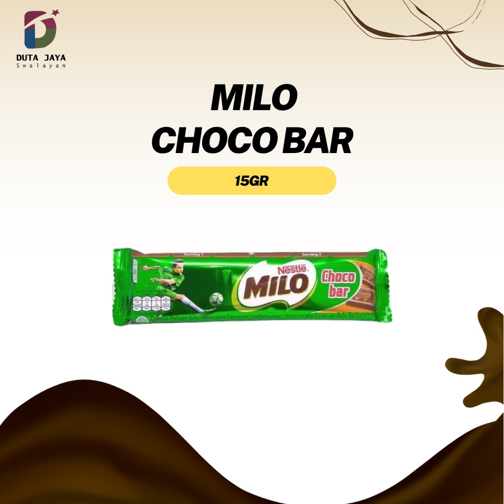 Nestle Milo Chocolate Bar 15 Gram Cokelat Coklat