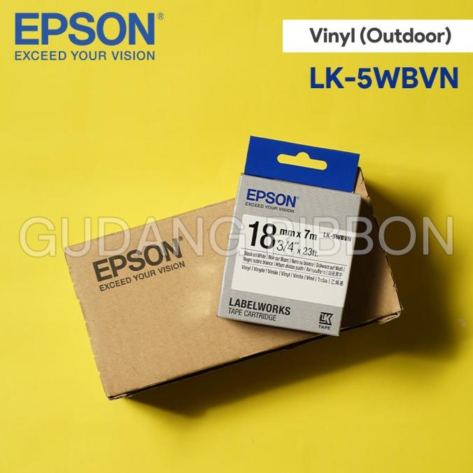 

EPSON ORIGINAL LABEL VINYL 18mm x 7m TAPE CARTRIDGE