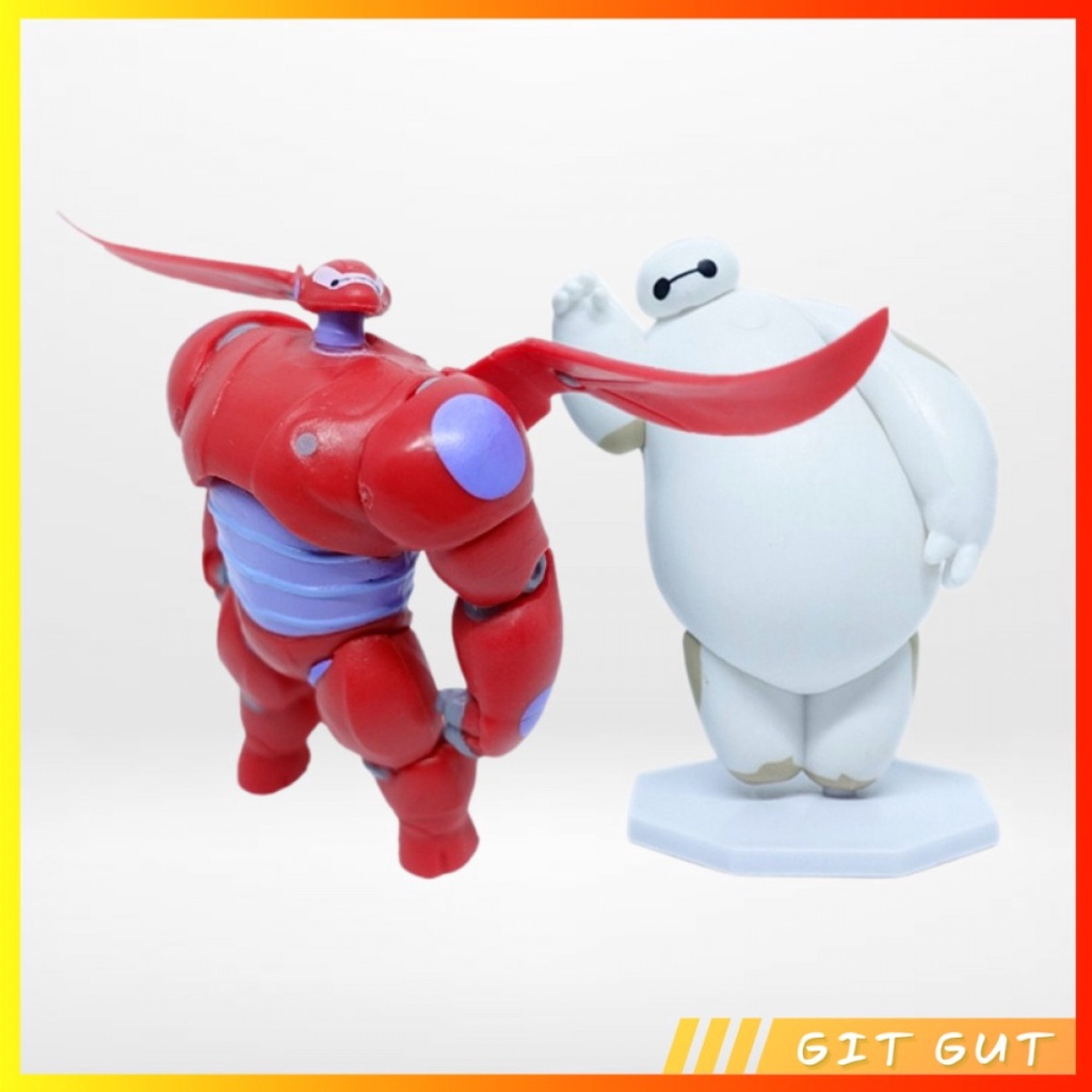 Action Figure Pajangan Mainan 2 Pcs Baymax Big Hero 6