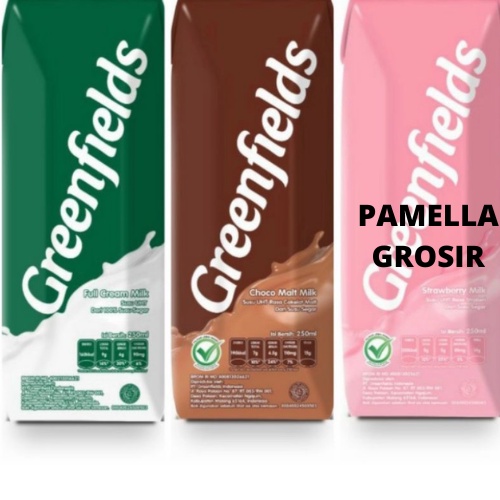 

DIJUAL PER PCS GREENFIELDS UHT MILK 250ML (SATU KARTON 24X250ML)