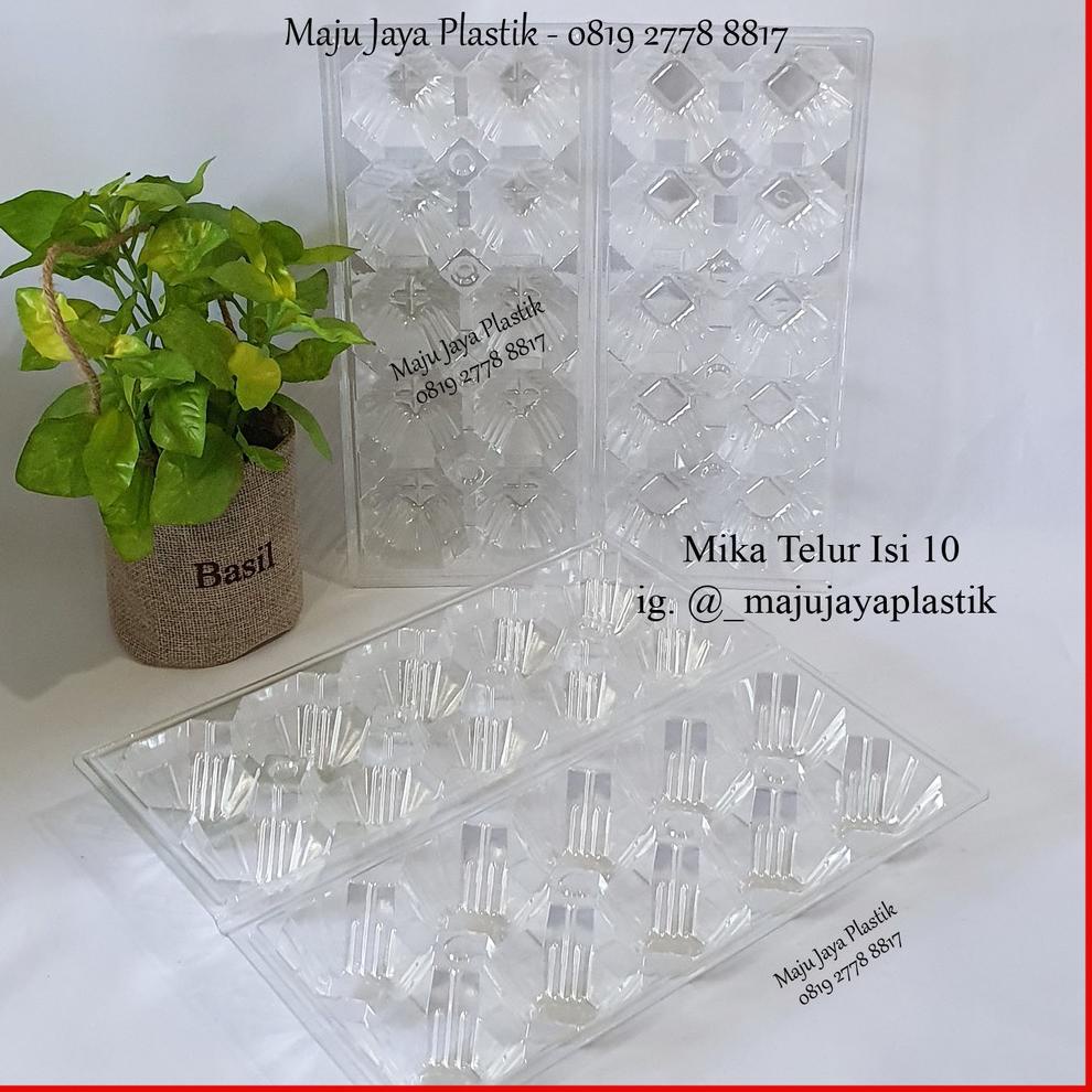 Y39 Mika telur isi 10 dan isi 6 @20 pcs/ mika telor MURAH/ mika telor/ tray telur/ plastik mika telu