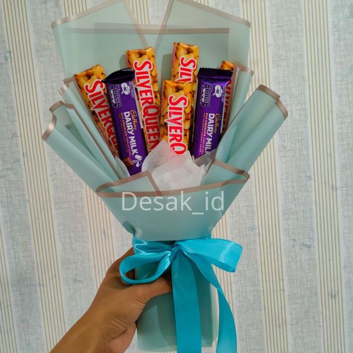 

♕ bucket coklat Silverqueen & Cadbury ✧
