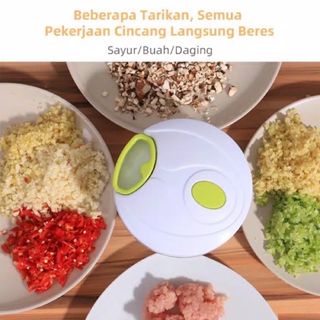 SGMSHOP CH Besar Speedy Chopper Blender Tangan Alat Pencacah Daging Bawang Sayur