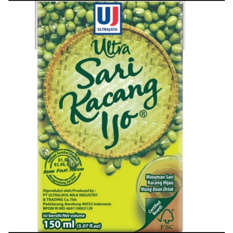 

ultra sari kacang hijau 150ml