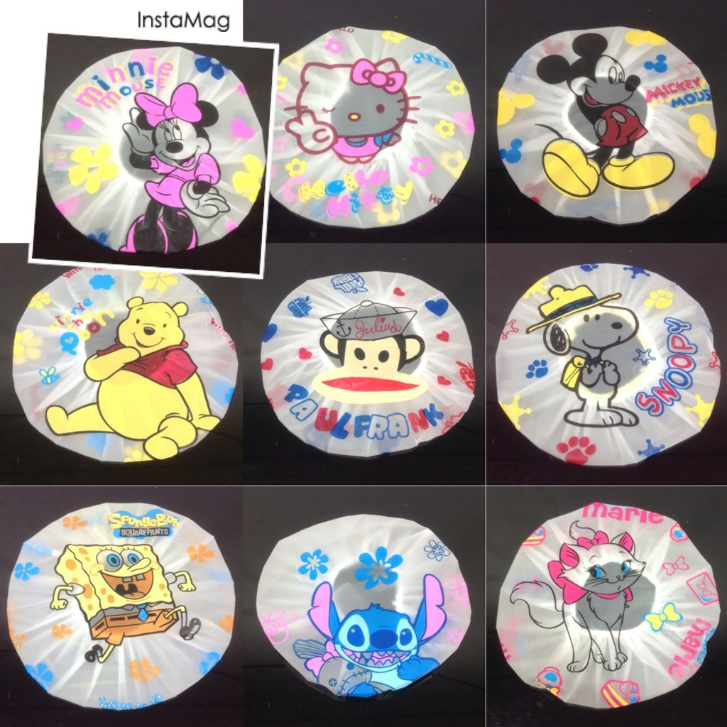 SHOWER CAP / topi mandi / topi keramas FS0175