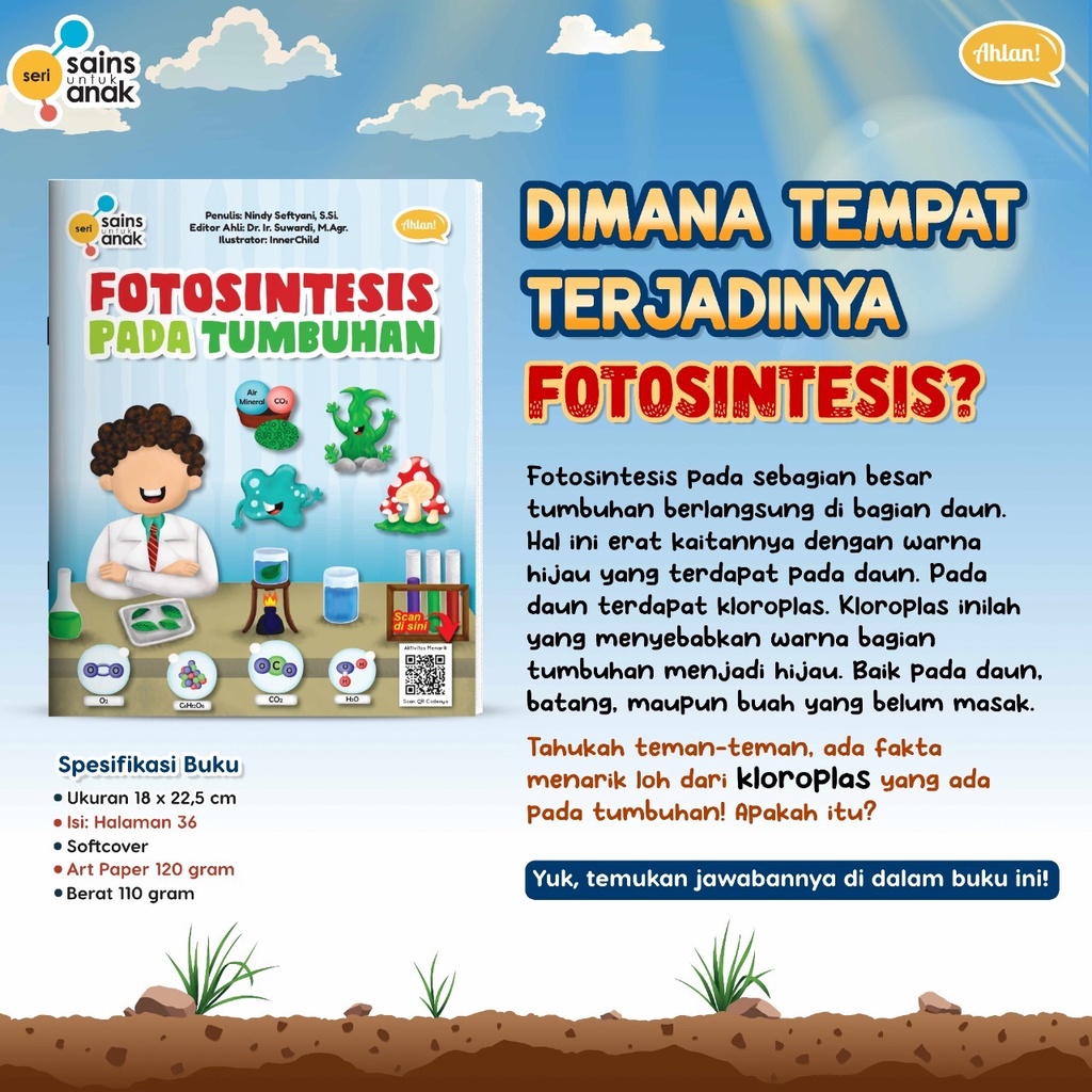 Seri Sains Anak : Organ Tubuh Manusia &amp; Fotosintesis Pada Tumbuhan