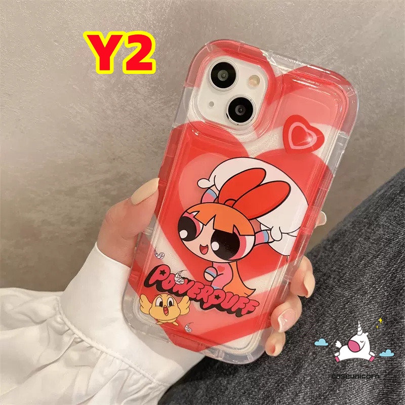 Casing Airbag Shockproof Untuk Realme 9i 6i 5 5i 5s 7i C53 C55 C30 C30s C25 C15 C33 C21Y C12 C35 C25Y C17 C25s C11 C20 C20A C3 C1 C2 Kartun Gadis Gradiasi Cinta Leart Soft Case