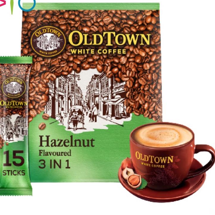 

➩ Old Town Hazelnut / Old Town White Coffee 3in1 Hazelnut / Kopi Old Town Hazelnut ۝