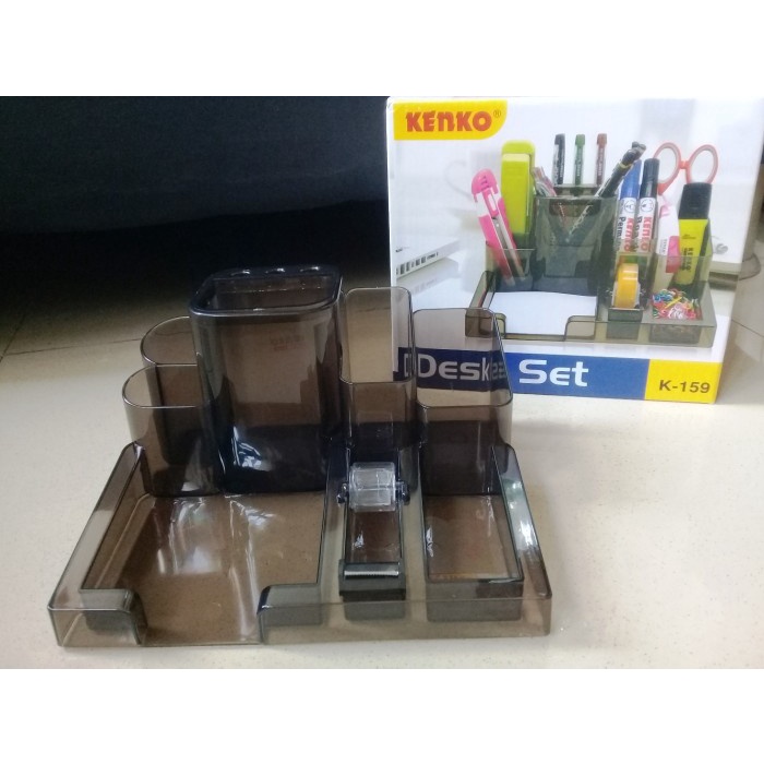 

Terlaris Tempat Alat Tulis Meja / Desk Set Stationary New K-159 Kenko