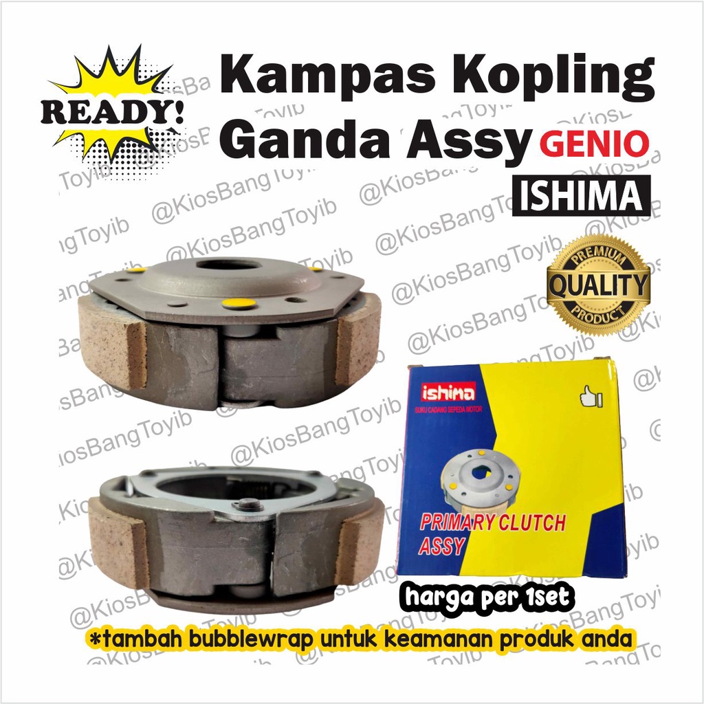 Kampas Kopling Ganda Assy Honda GENIO (-ishima-)