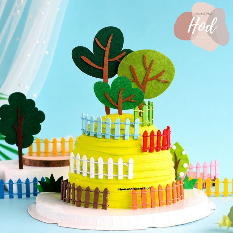 Topper Pagar, Hiasan Kue Pagar, Pagar Kayu Kecil, Pagar Mainan Untuk Kue, diorama Pagar, miniatur pa