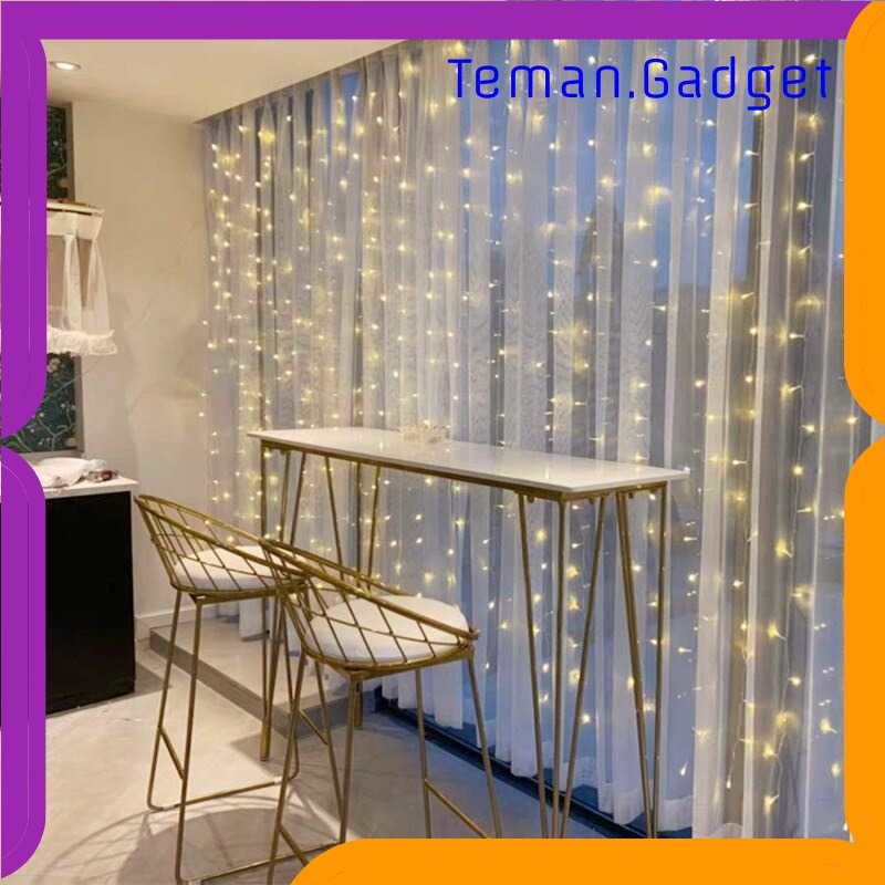 TG-LMP ANBLUB Lampu Hias Gorden String Lights Waterproof 3x3M 300LED + Remote - S-04