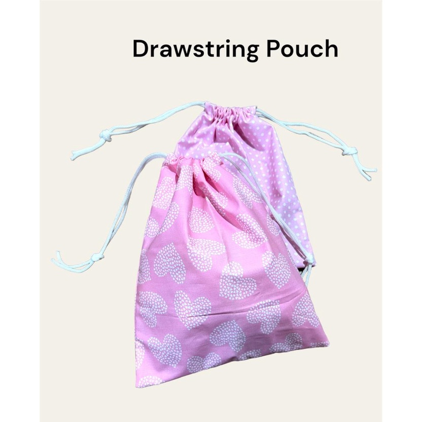 Fawn'G Handmade - Drawstring Pouch Valentine Gift Pouch Serut