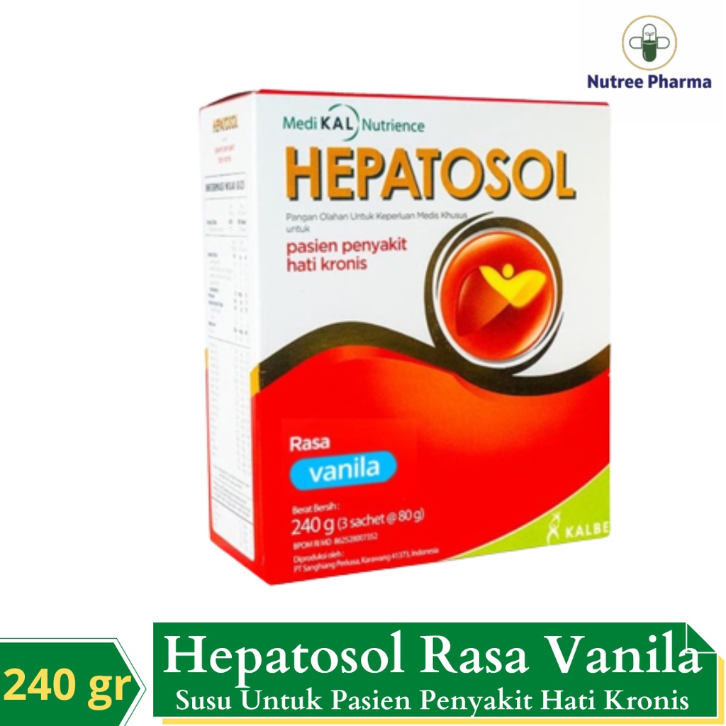 

Hepatosol Vanila 240 gram