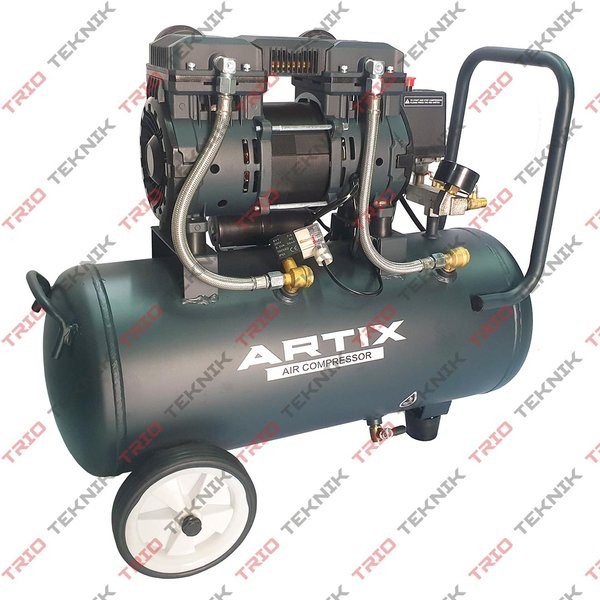 Laku Kompresor Angin Silent - Oilless - Tanpa Oli Artix Hs 1390-30 High
