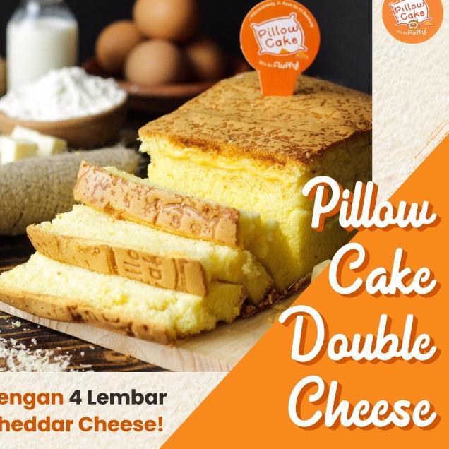 

♖ PILLOW CAKE DOUBLE CHEESE (Kemasan Vacuum) ❆