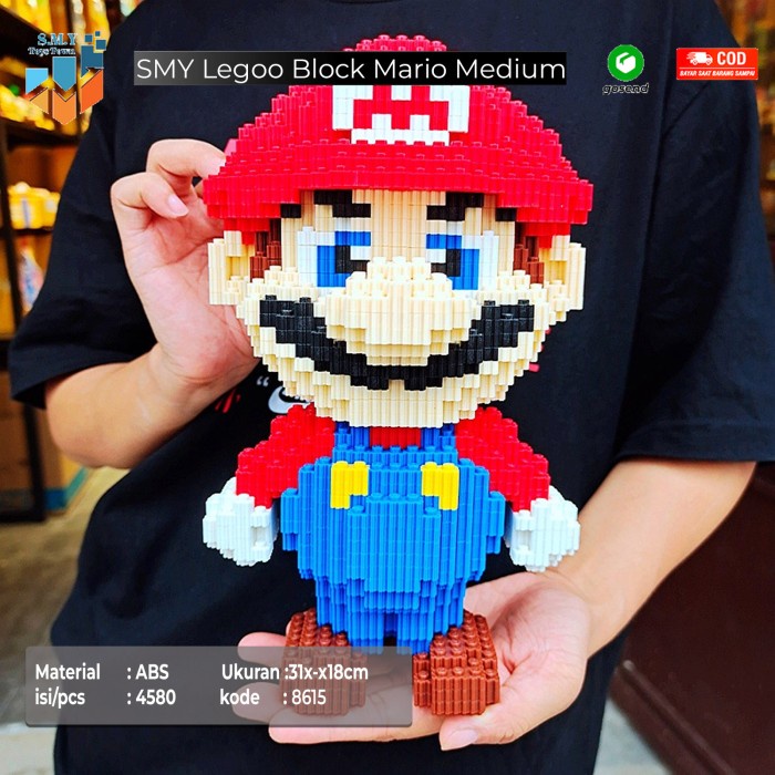 Terlaris Smy Lego Block Mario Bricks Education Nano Block/Mainan Balok 3D