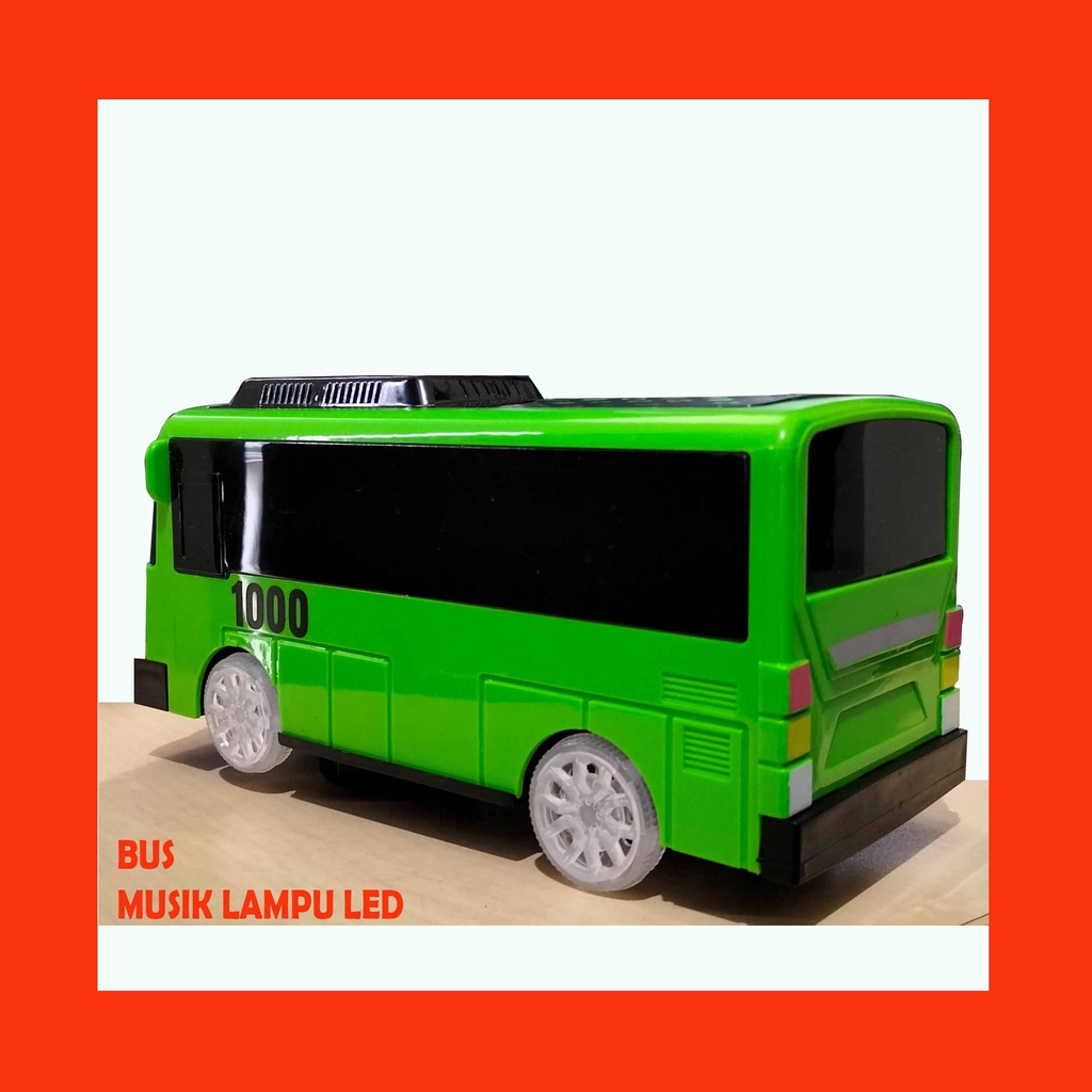 Mainan Anak Laki laki Bus Tayo Besar Mobilan Nyala Lampu LED