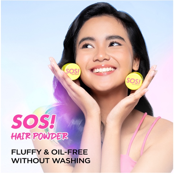 DAZZLE ME SOS Hair Powder | Oil Control Rambut Lepek Mattifying Hairstyling Pomade Bedak Dry Shampoo Powder